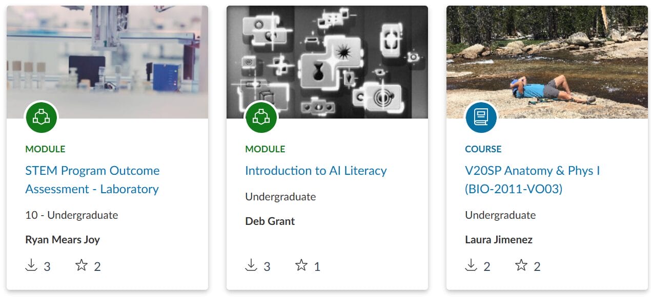 Science health canvas commons screenshot 1