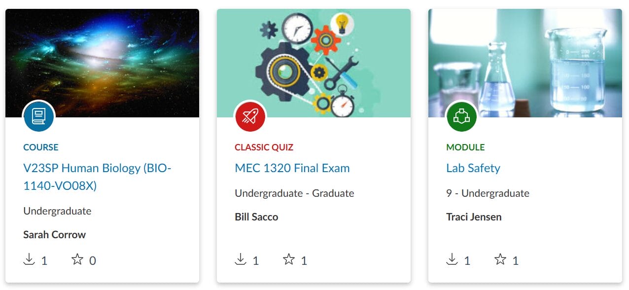 Science health canvas commons screenshot 2